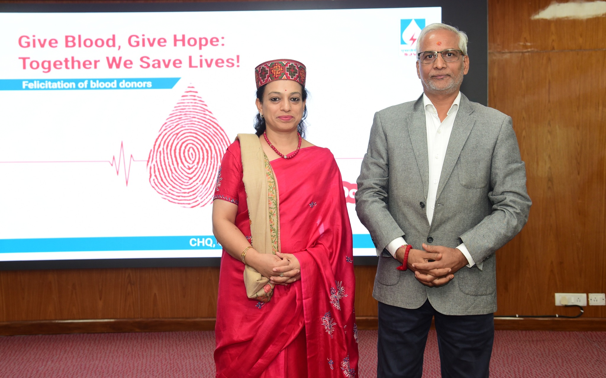 SJVN observed World Blood Donor Day at CHQ, Shimla