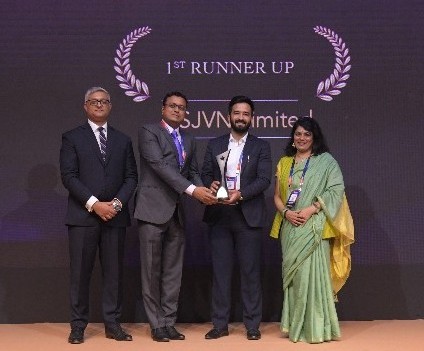 SJVN won First Runner-up A ward at the SHRM India HR Awards 2025