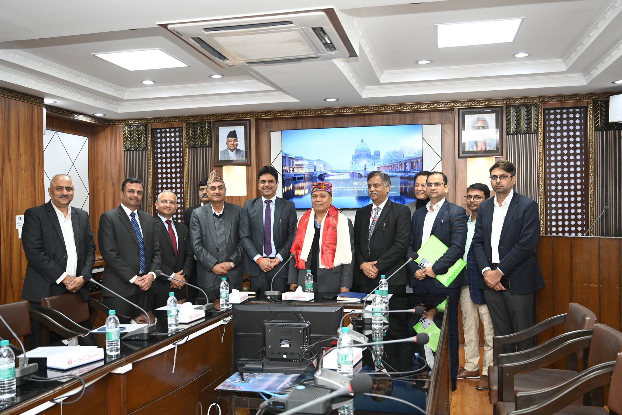 CMD, DP and DF of SJVN held meetings with senior leadership of Nepal Govt.